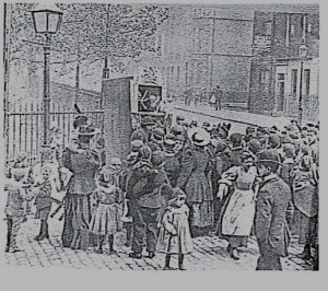 A punch and Judy show 